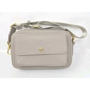 Joy Clean & Chic Saffiano Leather Crossbody Camera Bag White U7